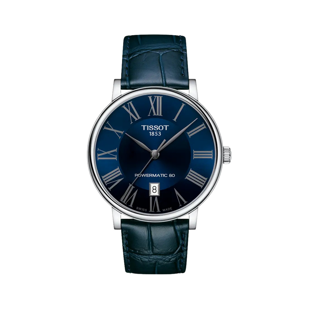 Reloj Tissot Carson Premium Powermatic 80 para Hombre – Automático y Esfera Azul 40 mm