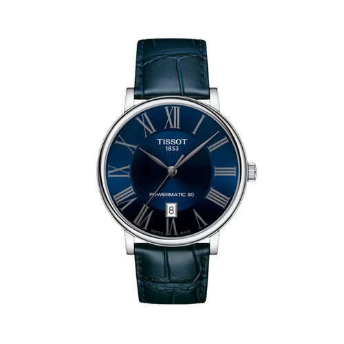 Reloj Tissot Carson Premium Powermatic 80 para Hombre – Automático y Esfera Azul 40 mm