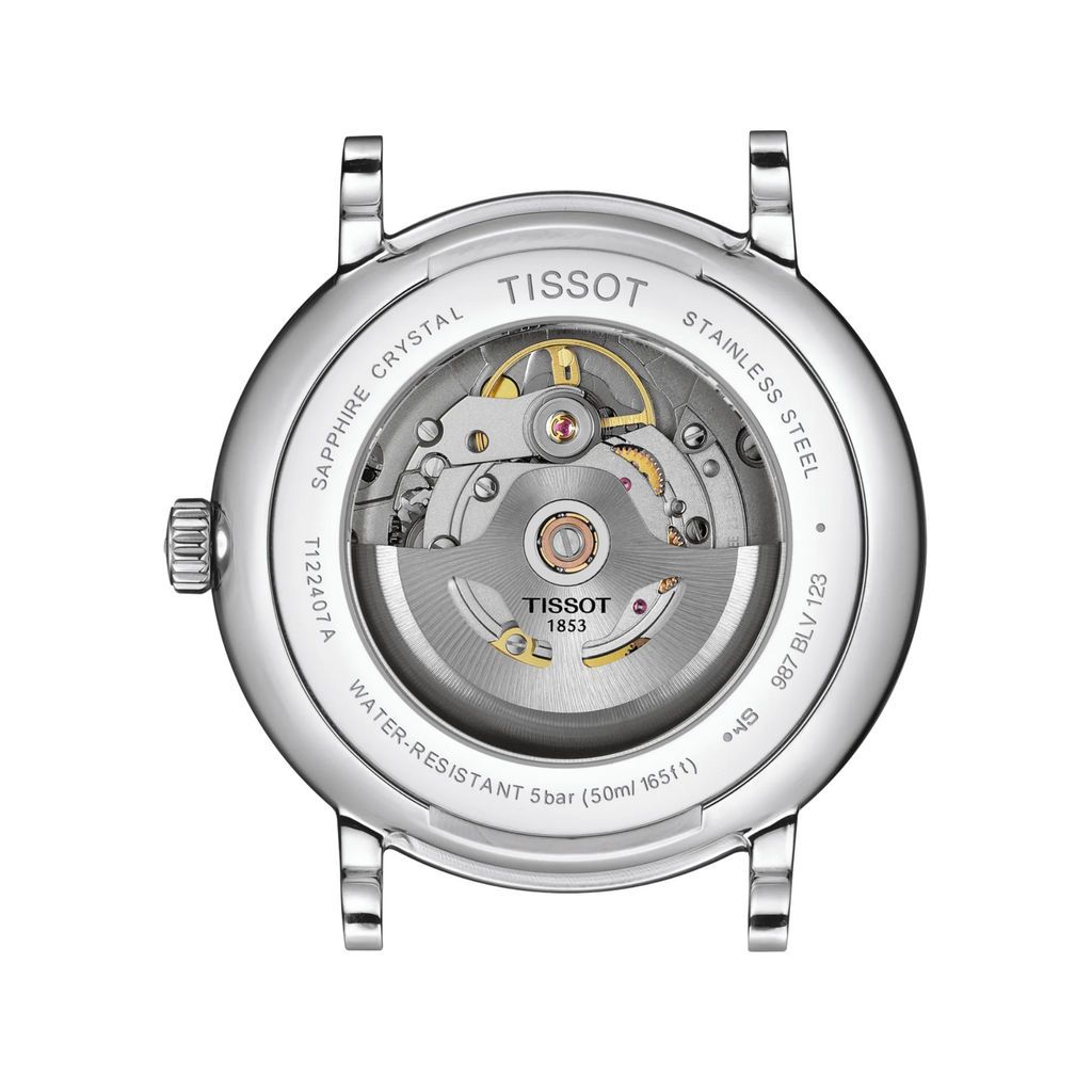 Reloj Tissot Carson Premium Powermatic 80 para Hombre – Automático y Esfera Azul 40 mm